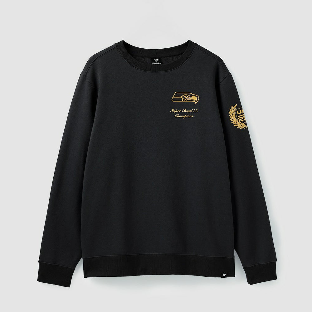 Seattle Seahawks Fanatics Super Bowl LX Champions USA 250 NFL Gold Standard Fleece Sweatshirt