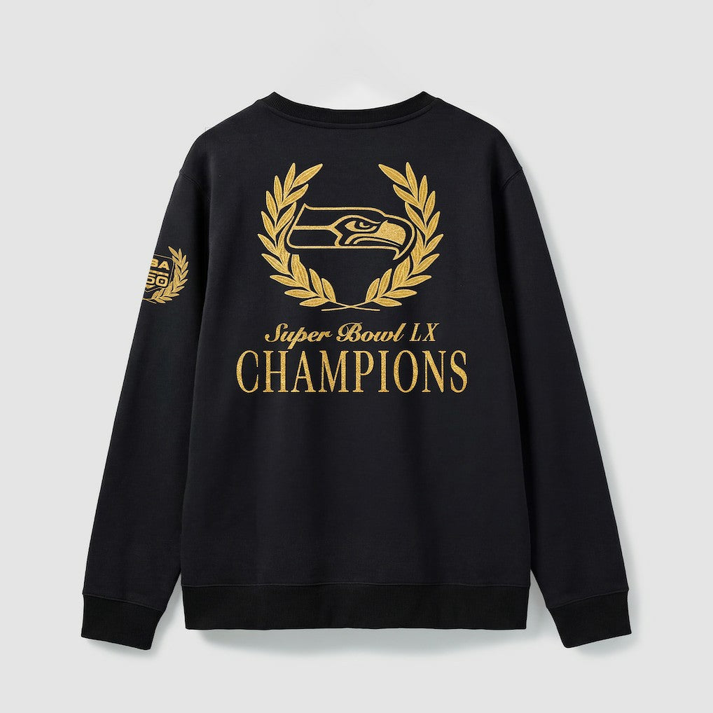 Seattle Seahawks Fanatics Super Bowl LX Champions USA 250 NFL Gold Standard Fleece Sweatshirt