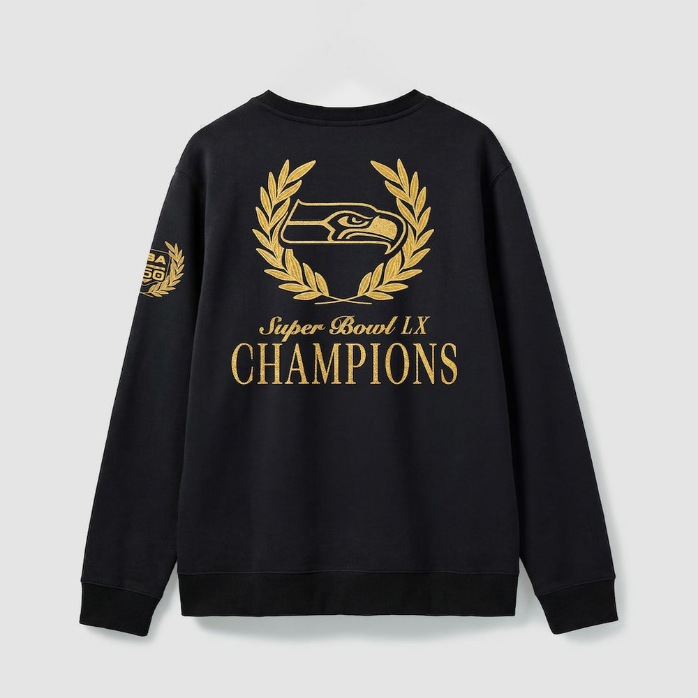 Seattle Seahawks Fanatics Super Bowl LX Champions USA 250 NFL Gold Standard Fleece Sweatshirt