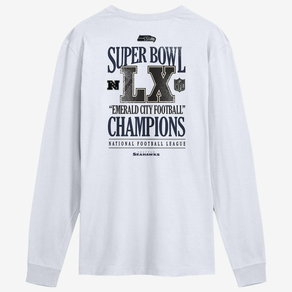 Seattle Seahawks Nike Super Bowl LX Champions Long Ball Long Sleeve T-Shirt