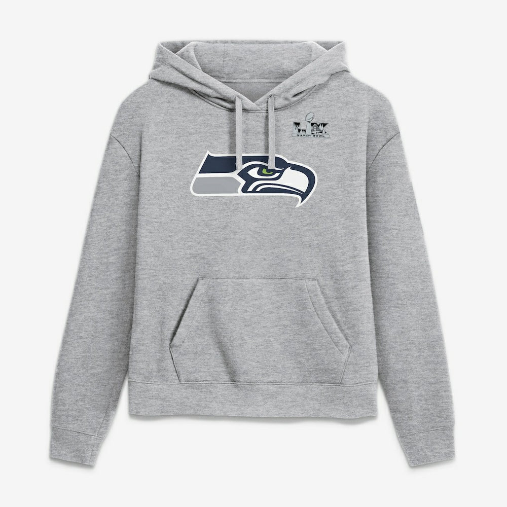 Seattle Seahawks Nike Jaxon Smith-Njigba  Women's Super Bowl LX Champions Patch Name & Number Hoodie