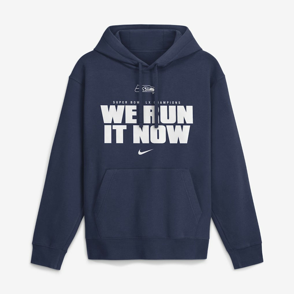 Seattle Seahawks Nike Super Bowl LX Champions Club Fleece Hoodie