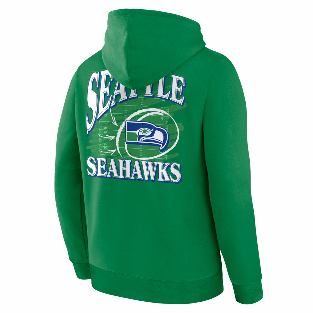 Seattle Seahawks Fanatics Classic Scribble Legacy Fleece Hoodie