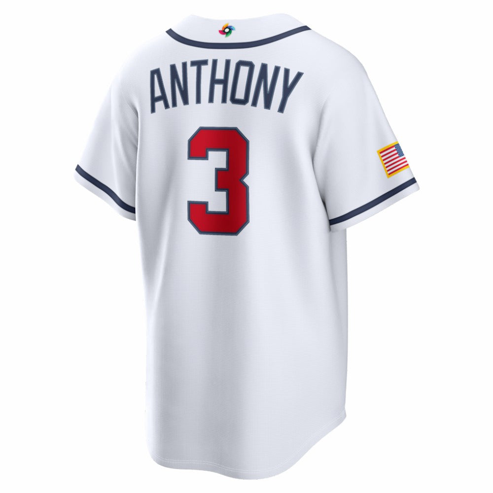 Roman Anthony USA Baseball Nike 2026 World Baseball Classic Home Stadium Jersey | MLB New