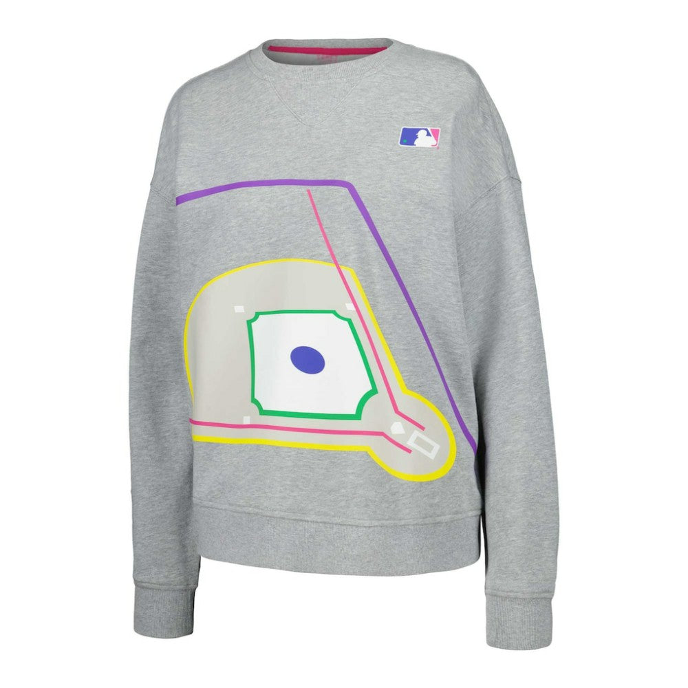 Terez MLB Women's Baseball Field Pullover Sweatshirt | MLB Discount
