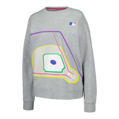 Terez MLB Women's Baseball Field Pullover Sweatshirt | MLB Discount