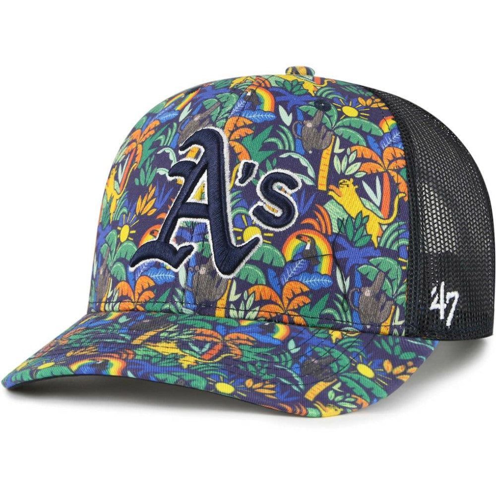 Athletics '47 Youth Jungle Gym Adjustable Trucker Hat | MLB For sale