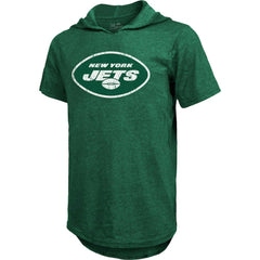 New York Jets  Ahmad Sauce Gardner  Majestic Threads Player Name & Number Tri-Blend Hoodie T-Shirt