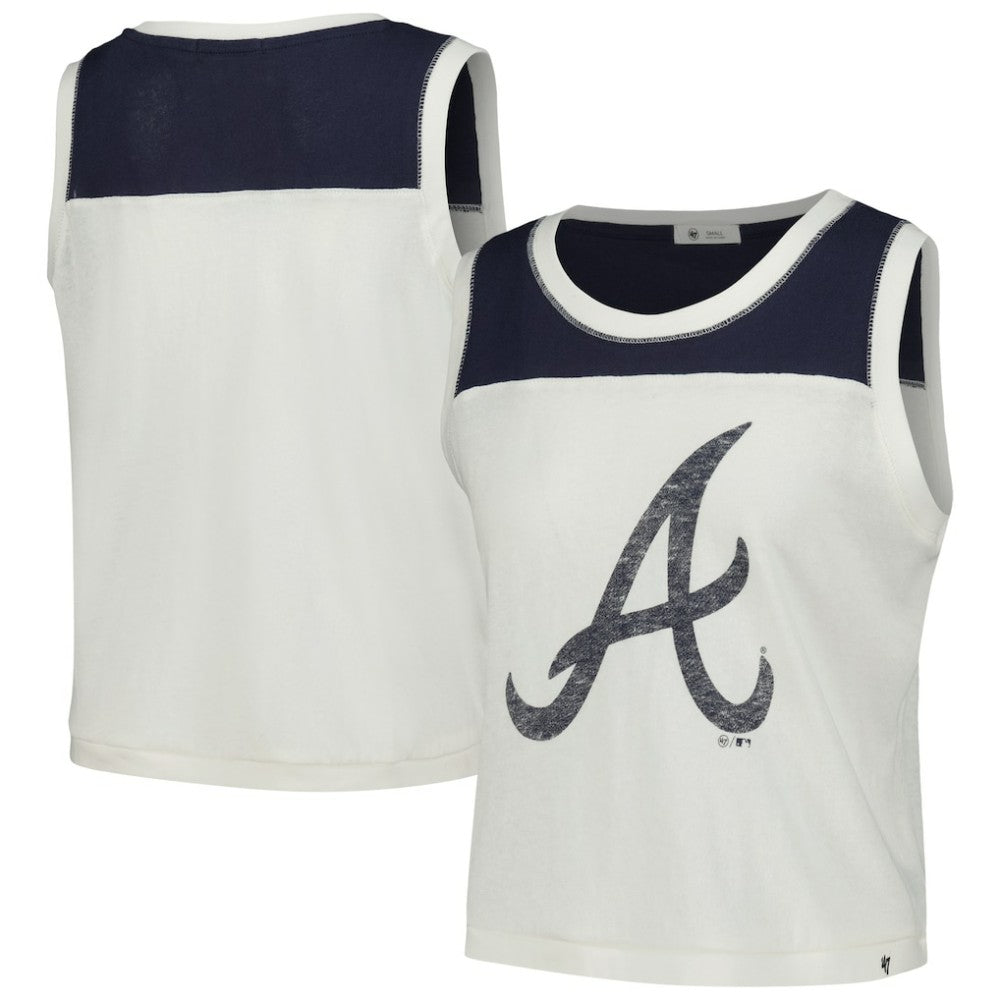 Atlanta Braves '47 Women's Premier Zoey Waist Length Tank Top | MLB For sale