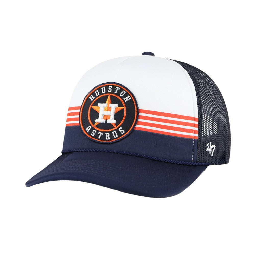 Houston Astros '47 Lift Off Foam Front Mesh Trucker Adjustable Hat | MLB New