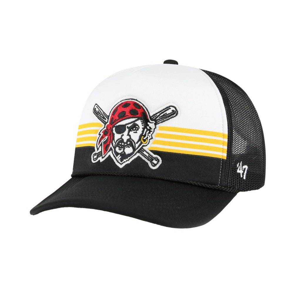 Pittsburgh Pirates '47 Lift Off Foam Front Mesh Trucker Adjustable Hat | MLB Near me