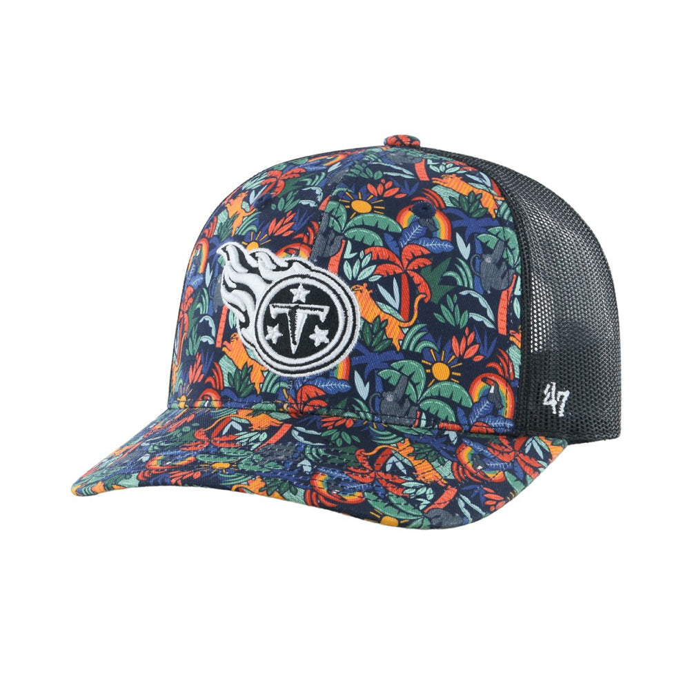 Tennessee Titans 47 brand '47 Youth Jungle Gym Trucker Adjustable Hat
