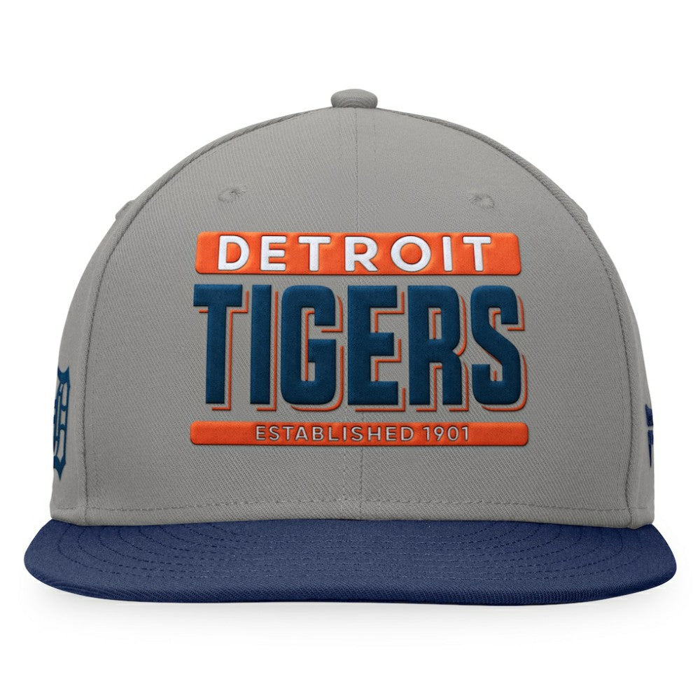 Detroit Tigers Fanatics Line Drive Two-Tone Snapback Hat | MLB Discount