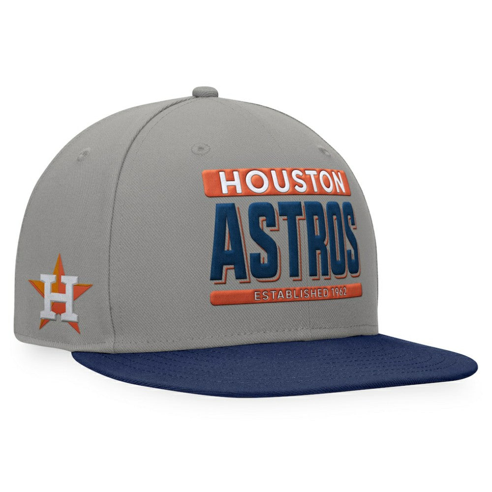 Houston Astros Fanatics Line Drive Two-Tone Snapback Hat | MLB Discount