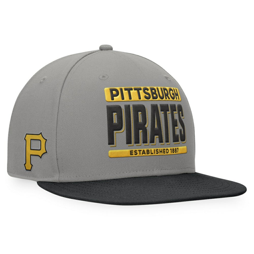 Pittsburgh Pirates Fanatics Line Drive Two-Tone Snapback Hat | MLB Discount