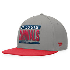 St. Louis Cardinals Fanatics Line Drive Two-Tone Snapback Hat | MLB Outlet