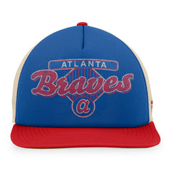 Atlanta Braves Fanatics Cooperstown Collection Talley Foam Trucker Snapback Hat | MLB New