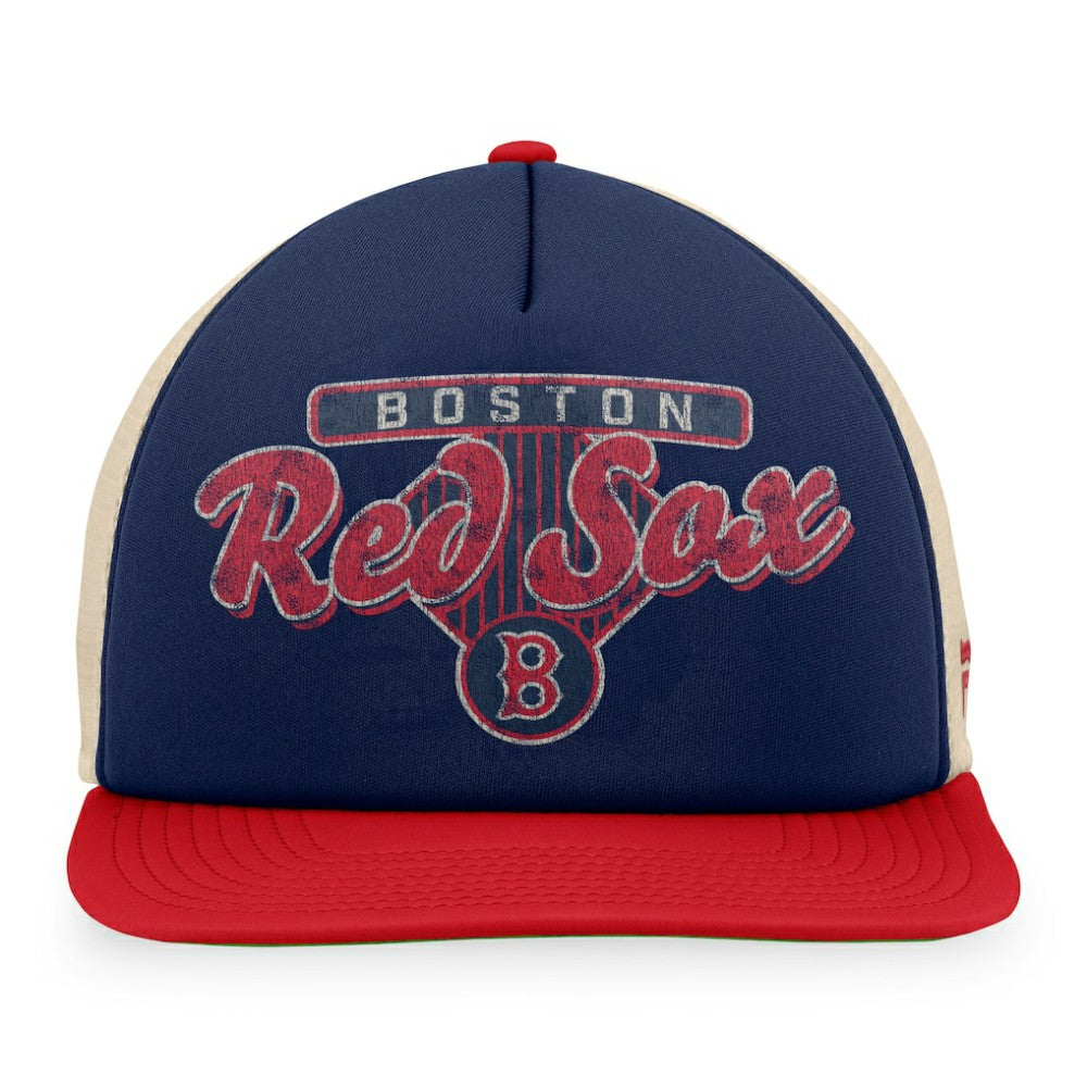 Boston Red Sox Fanatics Cooperstown Collection Talley Foam Trucker Snapback Hat | MLB For sale