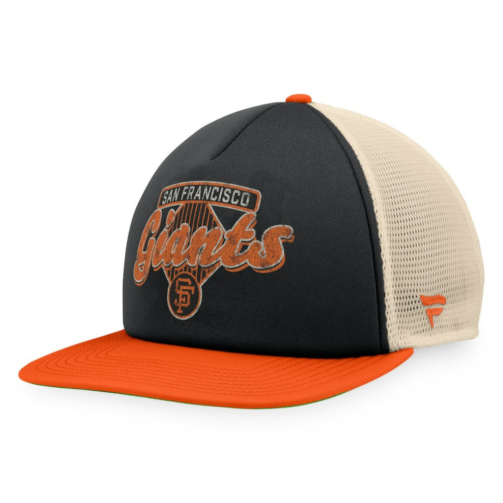 San Francisco Giants Fanatics Cooperstown Collection Talley Foam Trucker Snapback Hat | MLB On Sale