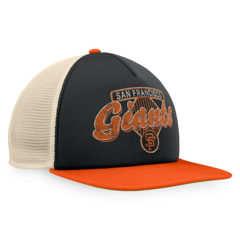 San Francisco Giants Fanatics Cooperstown Collection Talley Foam Trucker Snapback Hat | MLB On Sale