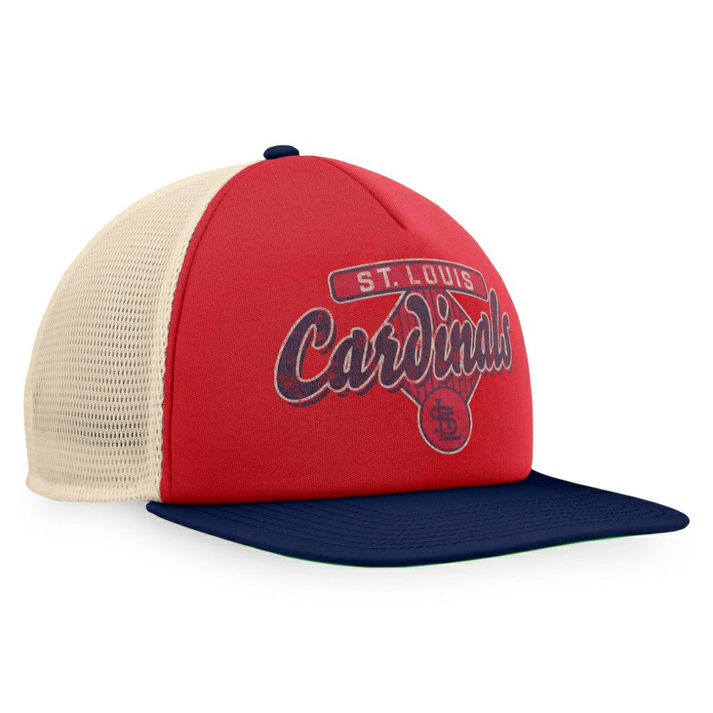 St. Louis Cardinals Fanatics Cooperstown Collection Talley Foam Trucker Snapback Hat | MLB Outlet