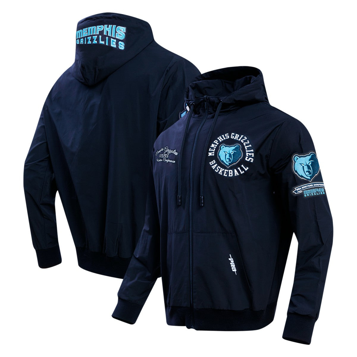 Memphis Grizzlies Pro Standard Hybrid Full-Zip Hoodie Discount