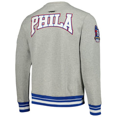 Philadelphia 76ers Pro Standard Crest Emblem Pullover Sweatshirt On Sale