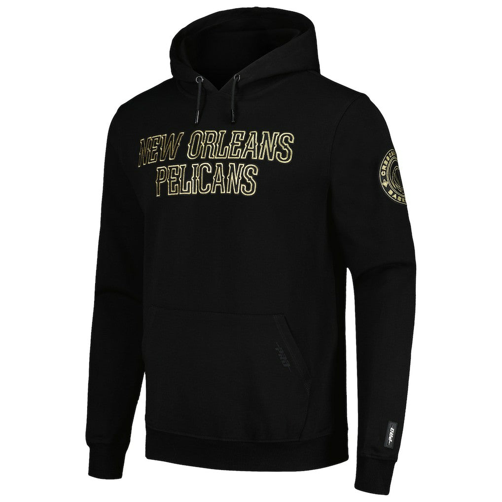 New Orleans Pelicans Pro Standard Black & Gold Pullover Hoodie shop Discount