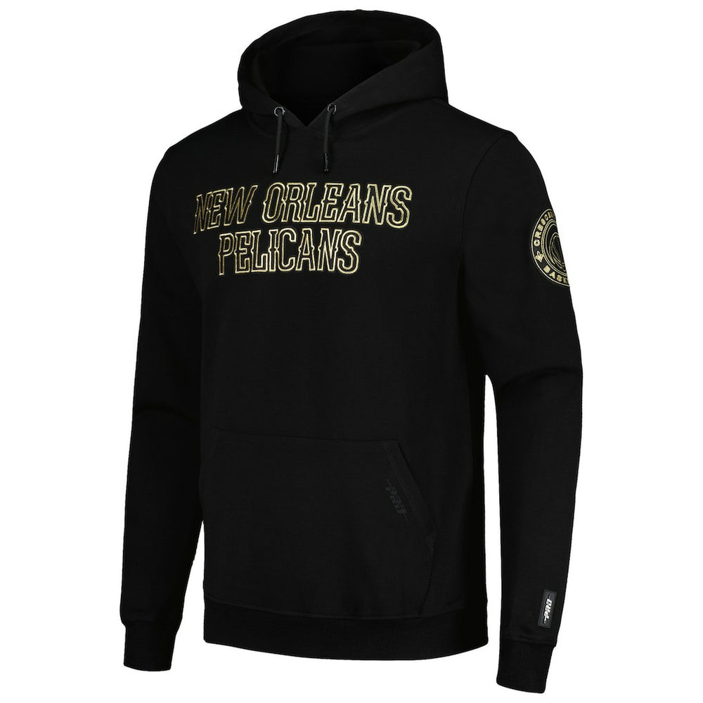 New Orleans Pelicans Pro Standard Black & Gold Pullover Hoodie shop Discount