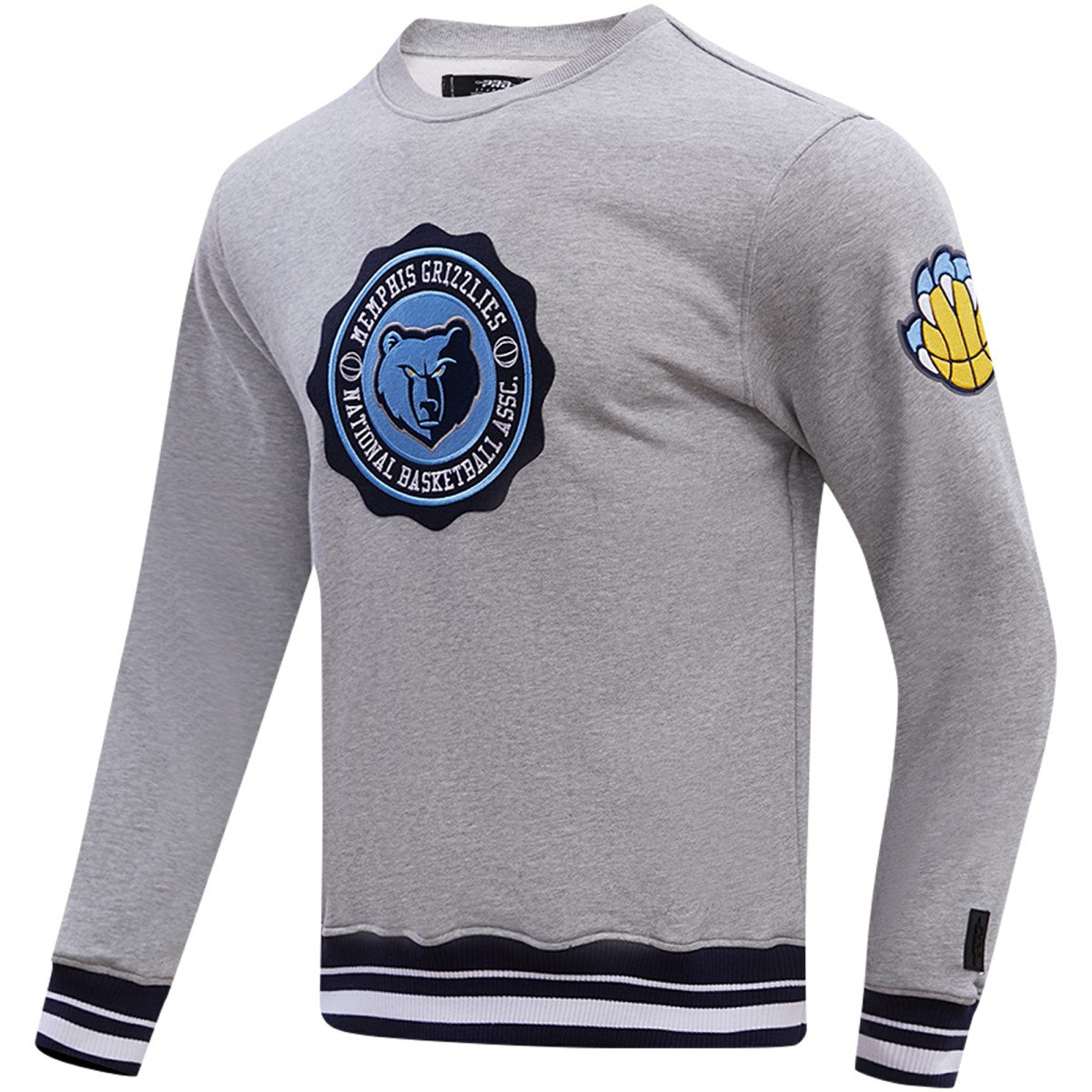 Memphis Grizzlies Pro Standard Crest Emblem Pullover Sweatshirt New