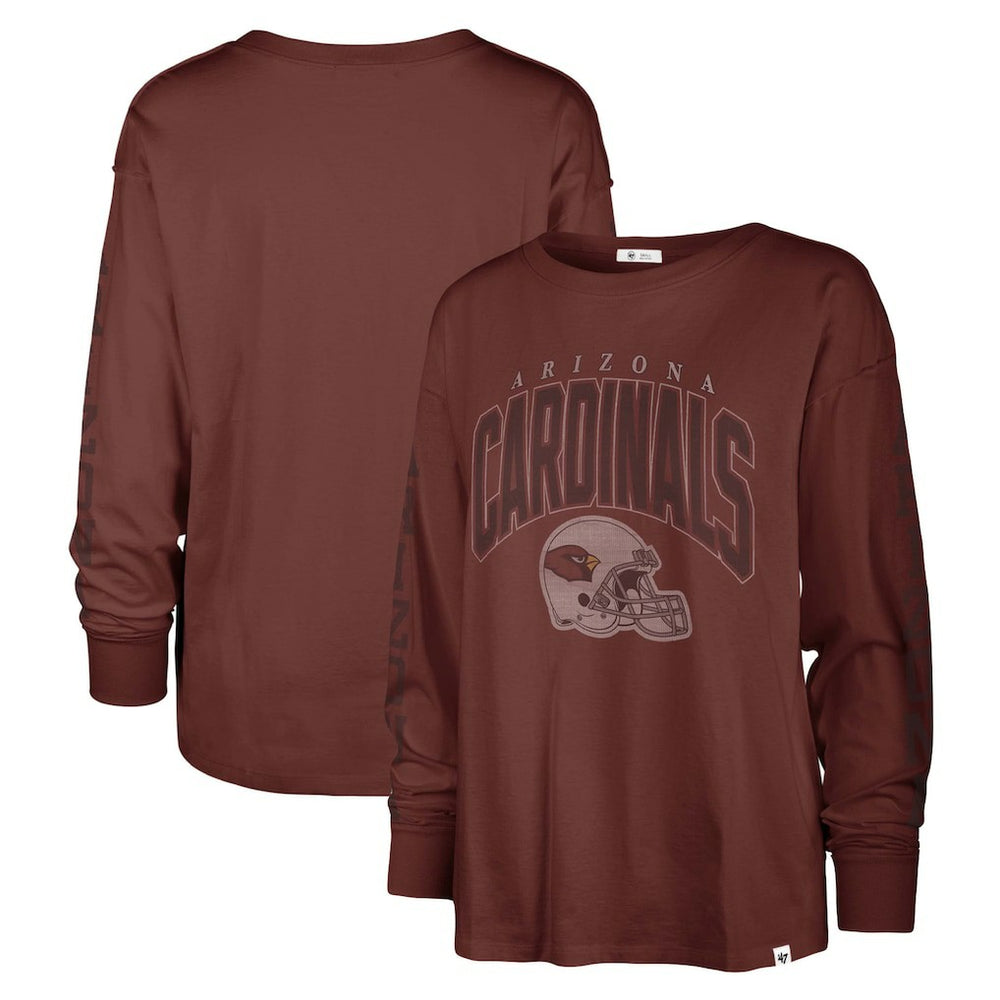Arizona Cardinals 47 brand '47 Women's Tom Cat Lightweight Long Sleeve T-Shirt