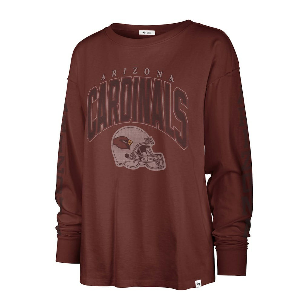 Arizona Cardinals 47 brand '47 Women's Tom Cat Lightweight Long Sleeve T-Shirt