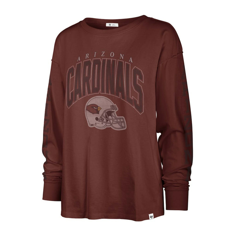 Arizona Cardinals 47 brand '47 Women's Tom Cat Lightweight Long Sleeve T-Shirt