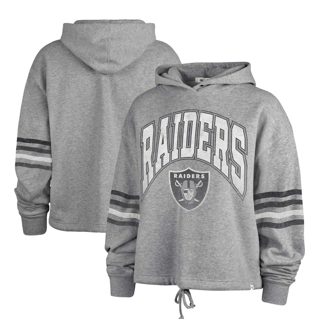 Las Vegas Raiders 47 brand '47 Women's Upland Bennett Pullover Hoodie