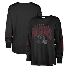 Atlanta Falcons 47 brand '47 Women's Tom Cat Lightweight Long Sleeve T-Shirt