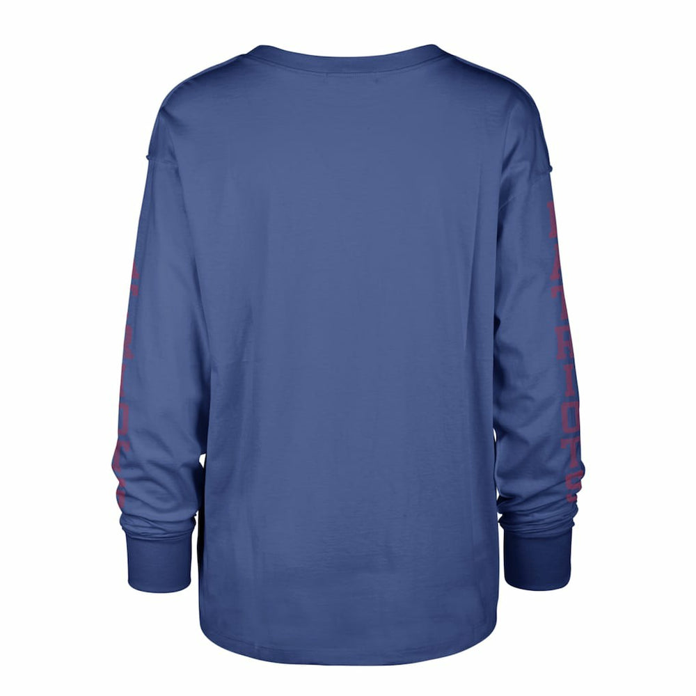 New England Patriots 47 brand '47 Women's Tom Cat Lightweight Long Sleeve T-Shirt