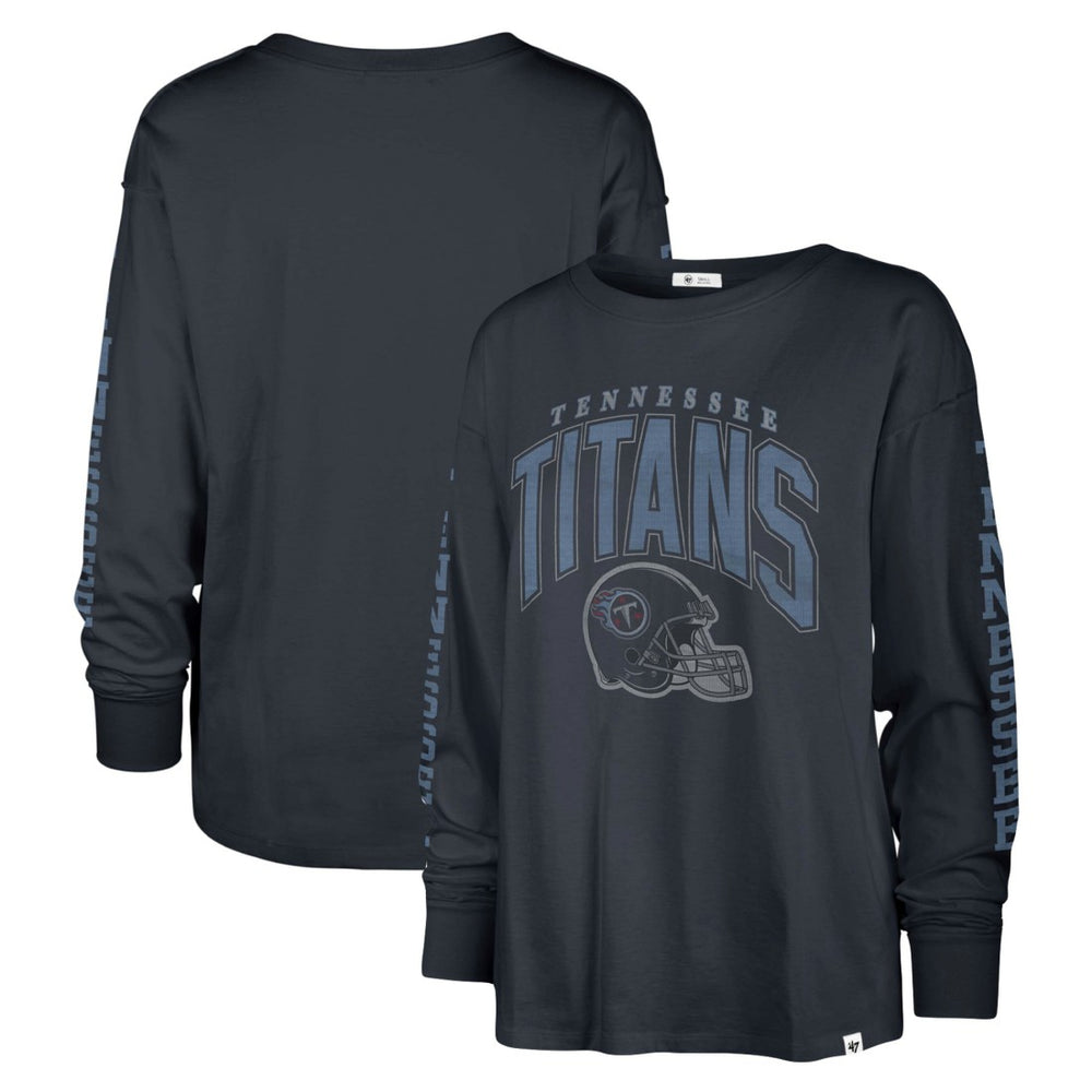 Tennessee Titans 47 brand '47 Women's Tom Cat Lightweight Long Sleeve T-Shirt