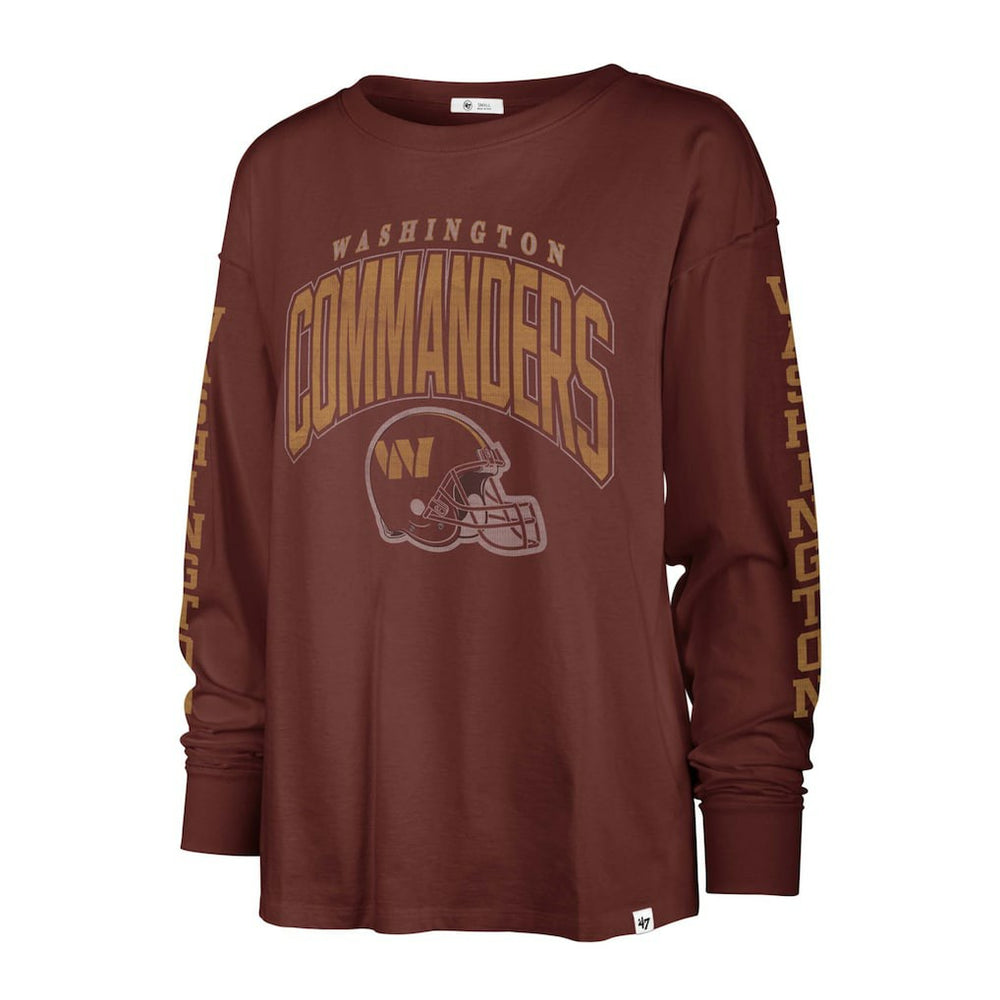 Washington Commanders 47 brand '47 Women's Tom Cat Lightweight Long Sleeve T-Shirt