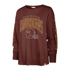 Washington Commanders 47 brand '47 Women's Tom Cat Lightweight Long Sleeve T-Shirt