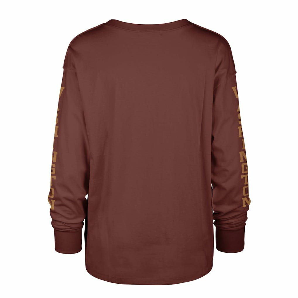 Washington Commanders 47 brand '47 Women's Tom Cat Lightweight Long Sleeve T-Shirt
