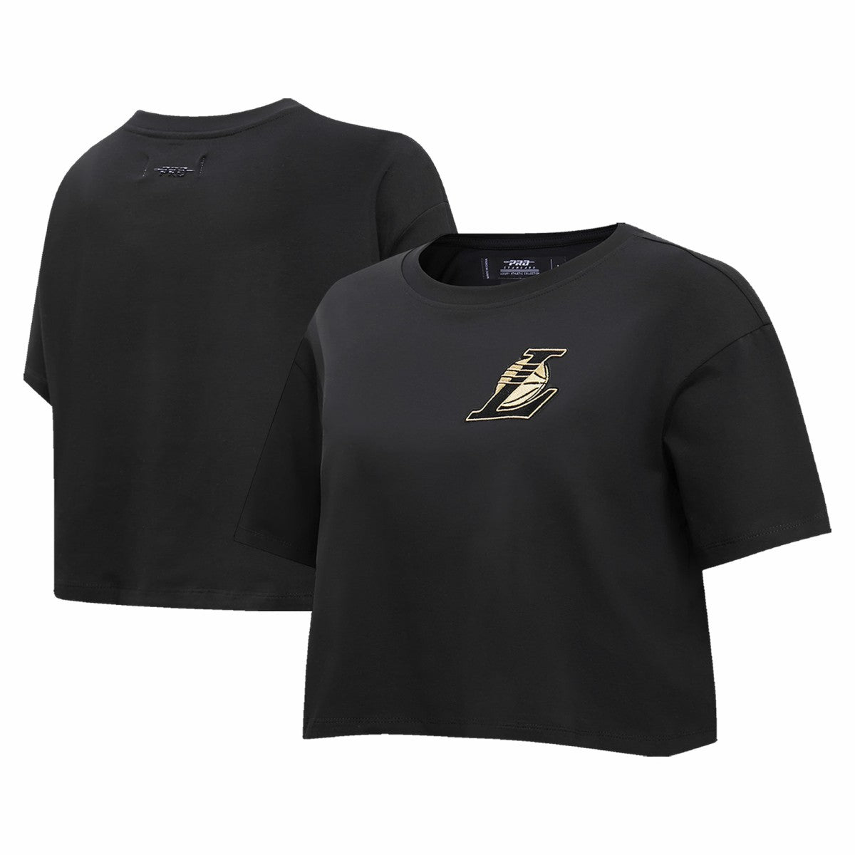 Los Angeles Lakers Pro Standard Women's Holiday Glam Boxy T-Shirt Discount
