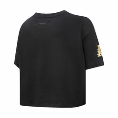 Los Angeles Lakers Pro Standard Women's Holiday Glam Boxy T-Shirt Discount