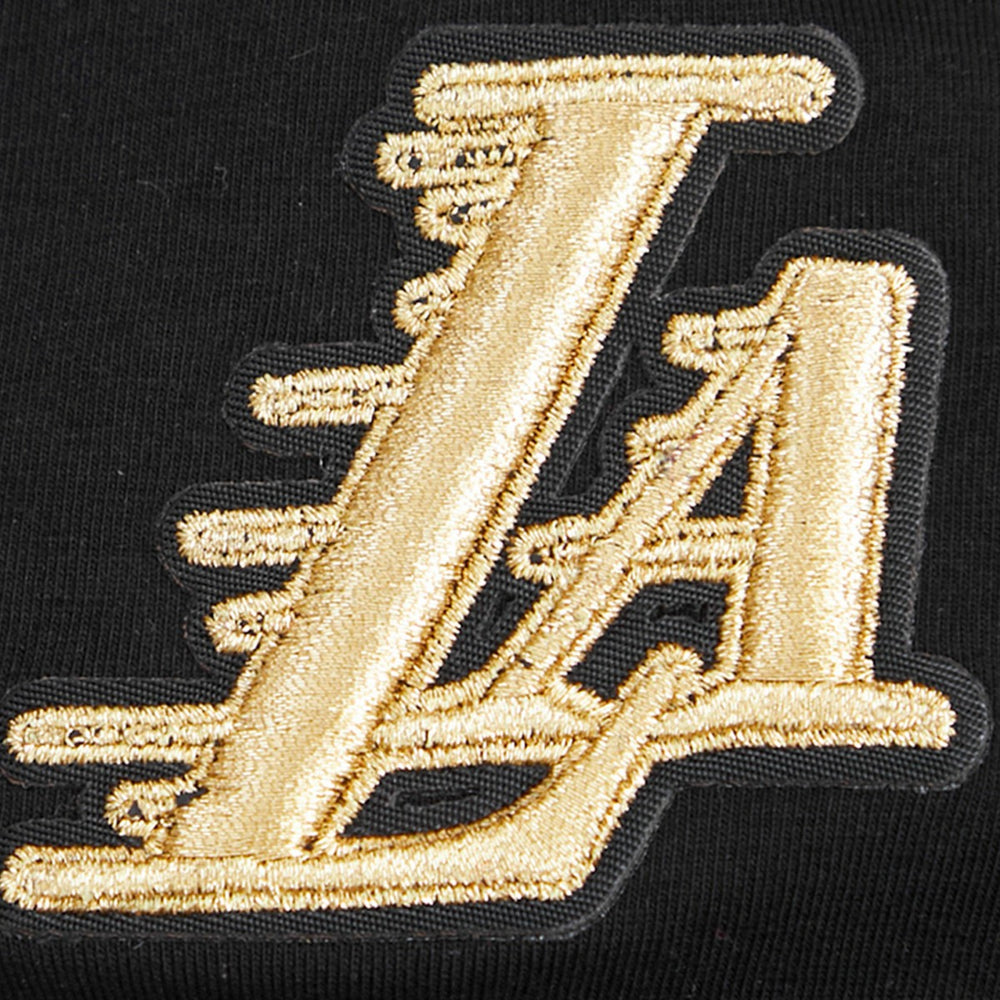 Los Angeles Lakers Pro Standard Women's Holiday Glam Boxy T-Shirt Discount