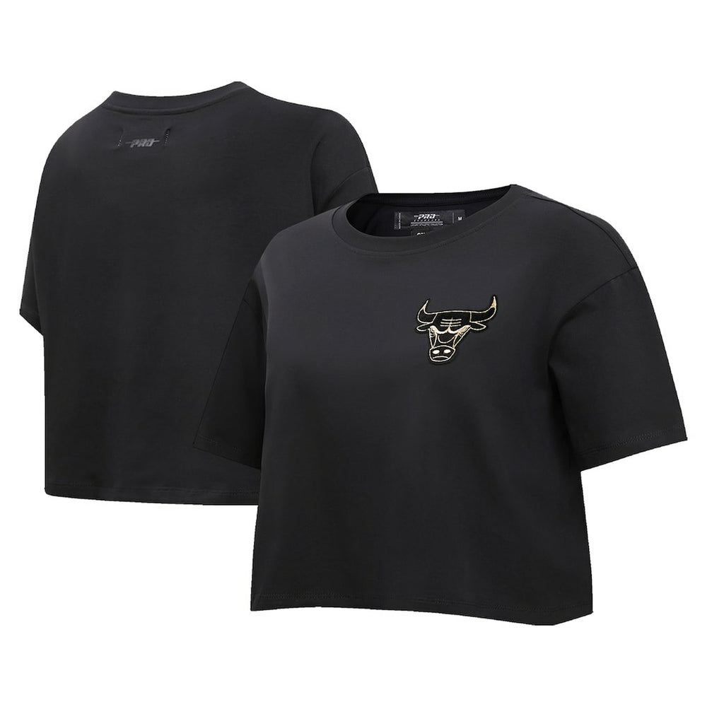 Chicago Bulls Pro Standard Women's Holiday Glam Boxy T-Shirt sale On Sale