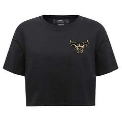 Chicago Bulls Pro Standard Women's Holiday Glam Boxy T-Shirt sale On Sale