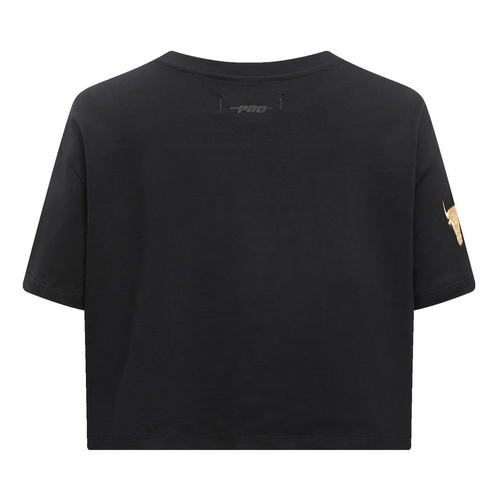 Chicago Bulls Pro Standard Women's Holiday Glam Boxy T-Shirt sale On Sale