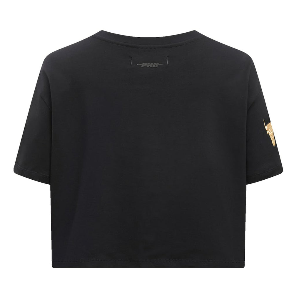 Chicago Bulls Pro Standard Women's Holiday Glam Boxy T-Shirt sale On Sale