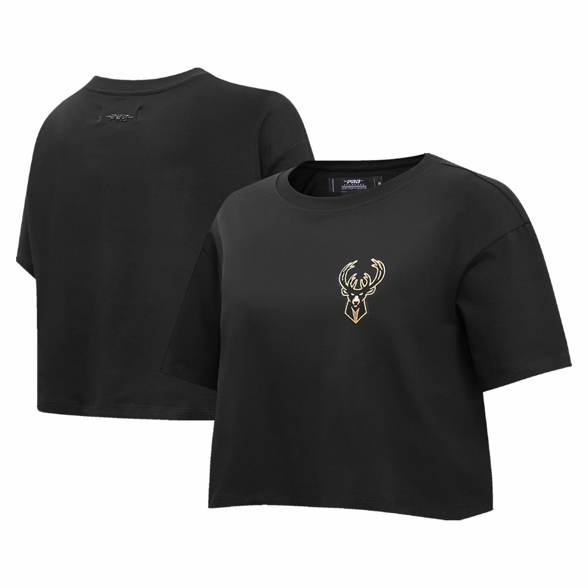 Milwaukee Bucks Pro Standard Women's Holiday Glam Boxy T-Shirt Discount