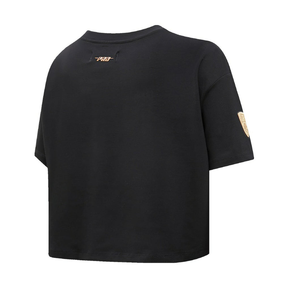 Brooklyn Nets Pro Standard Women's Holiday Glam Boxy T-Shirt Online