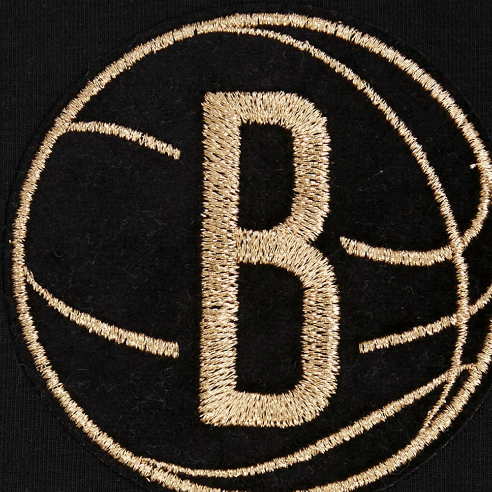 Brooklyn Nets Pro Standard Women's Holiday Glam Boxy T-Shirt Online